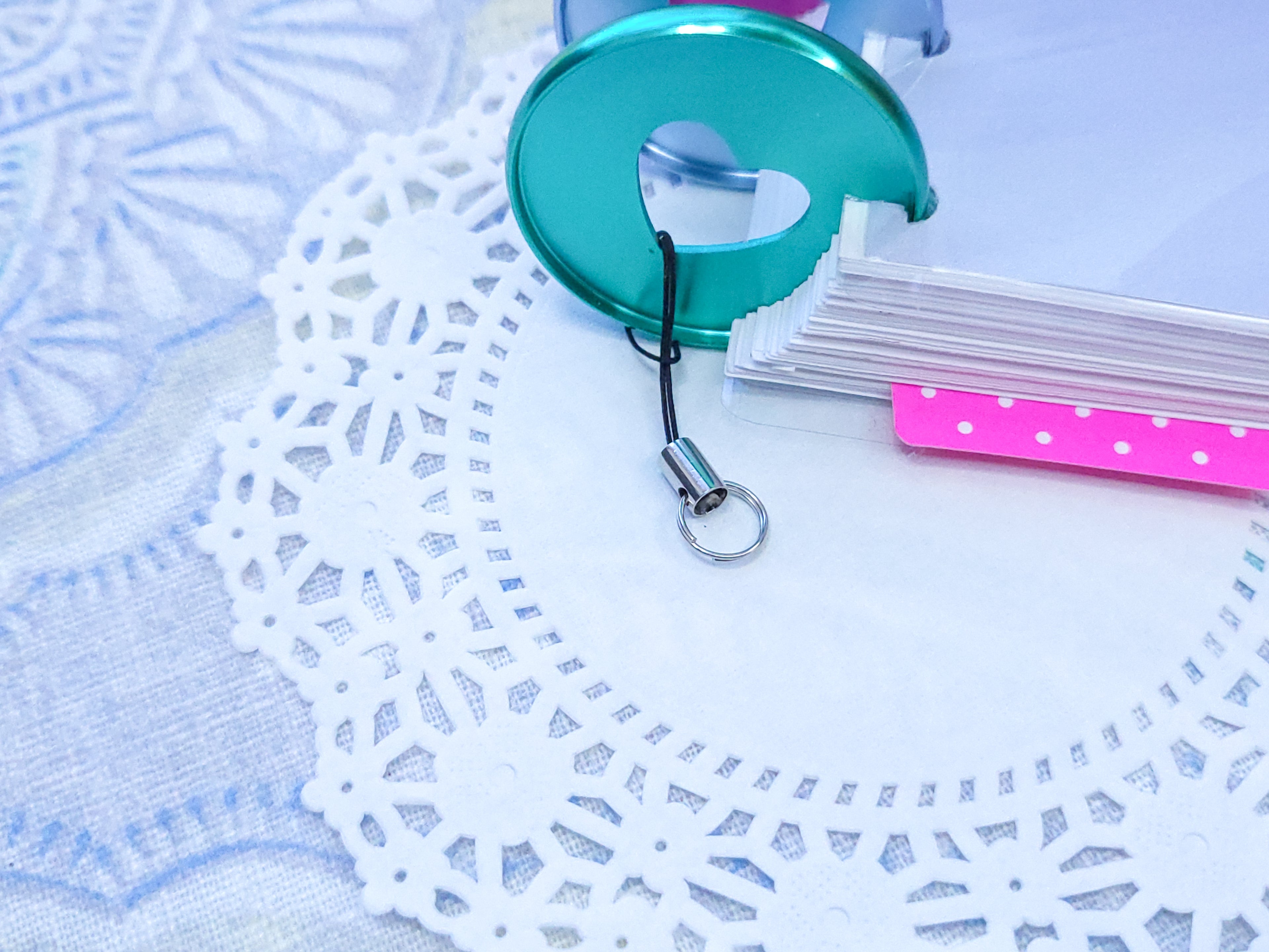 Nylon Charm Connector - Black