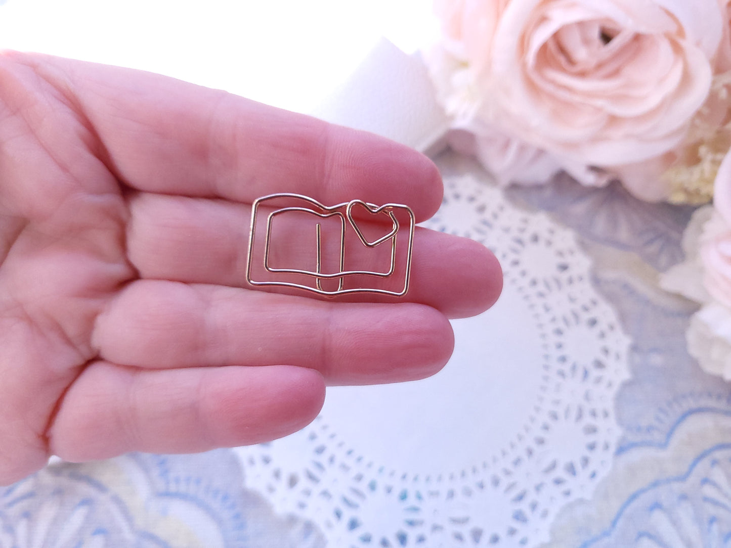 Shaped Paperclips - Book (Rosegold)