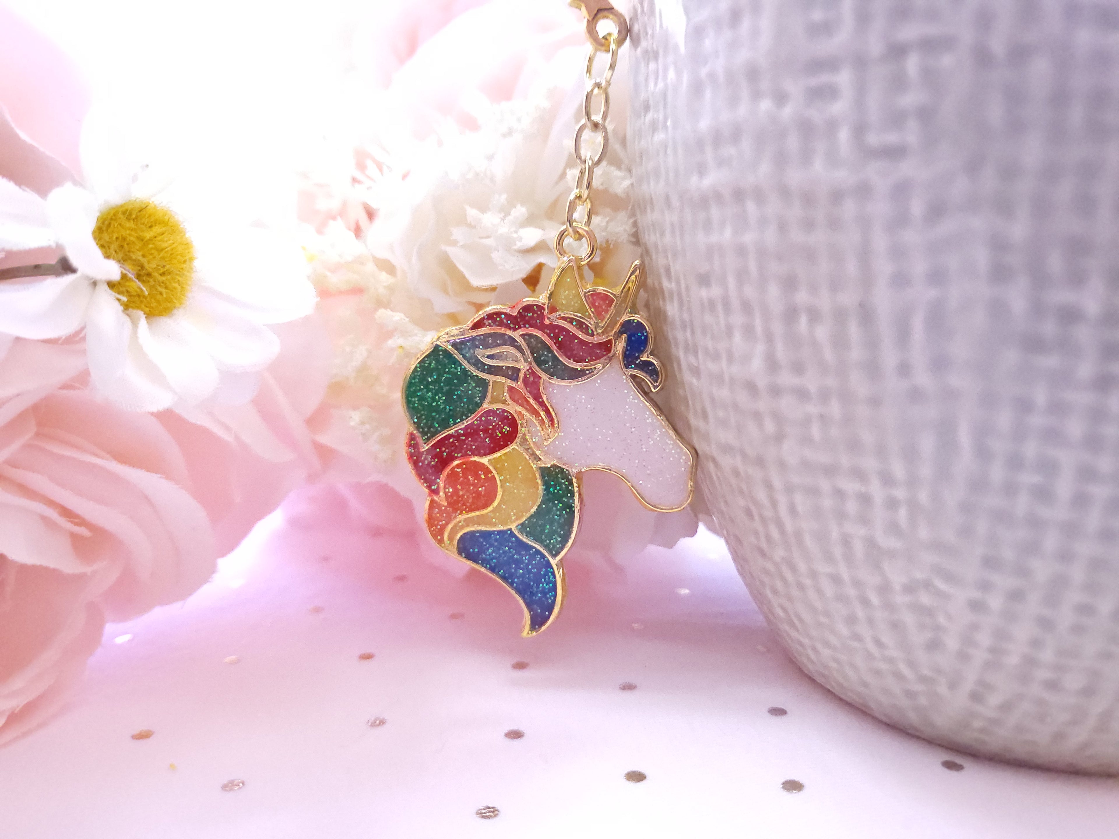 Deluxe Metal Bookmark - Rainbow Unicorn