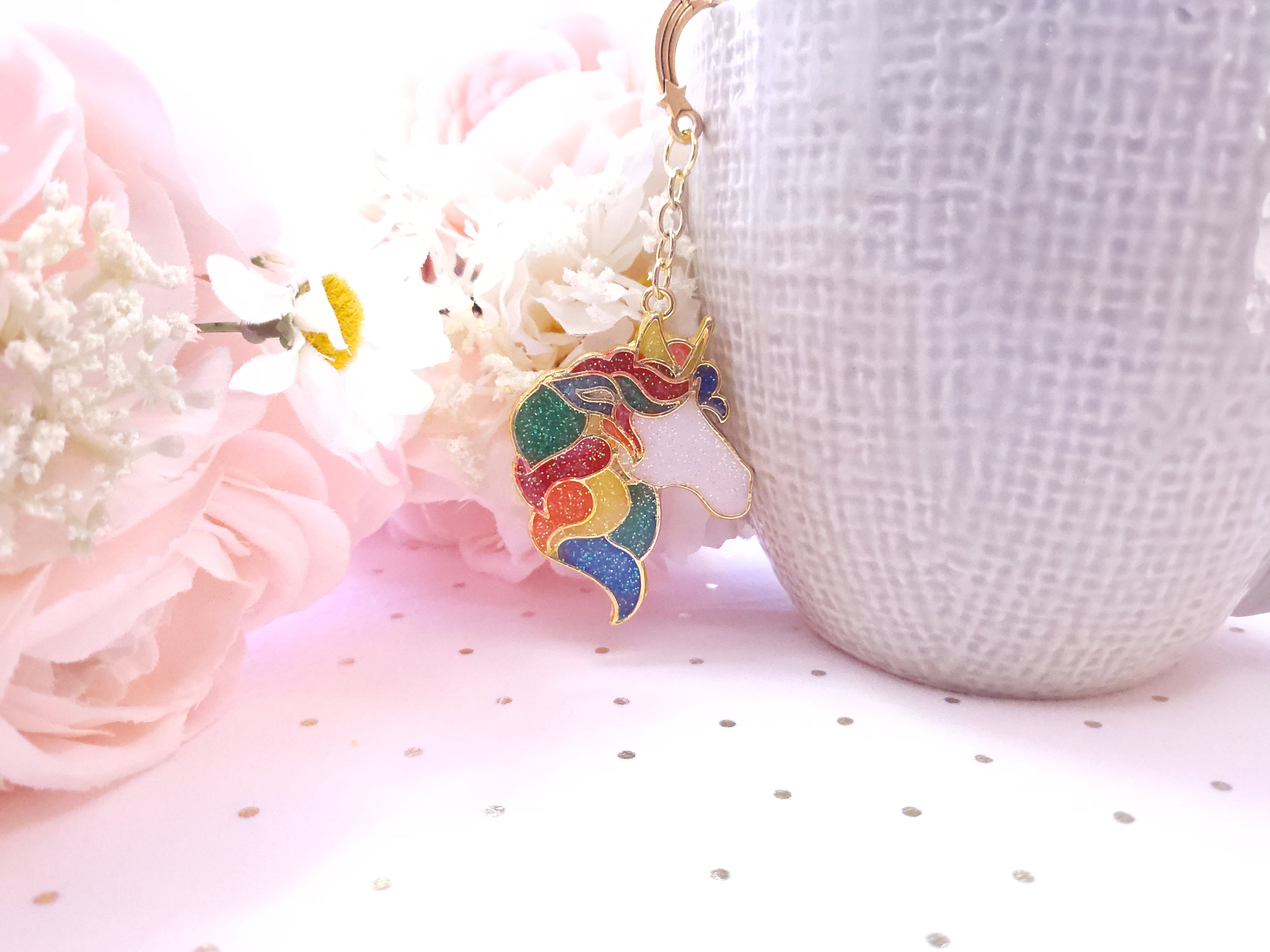 Deluxe Metal Bookmark - Rainbow Unicorn