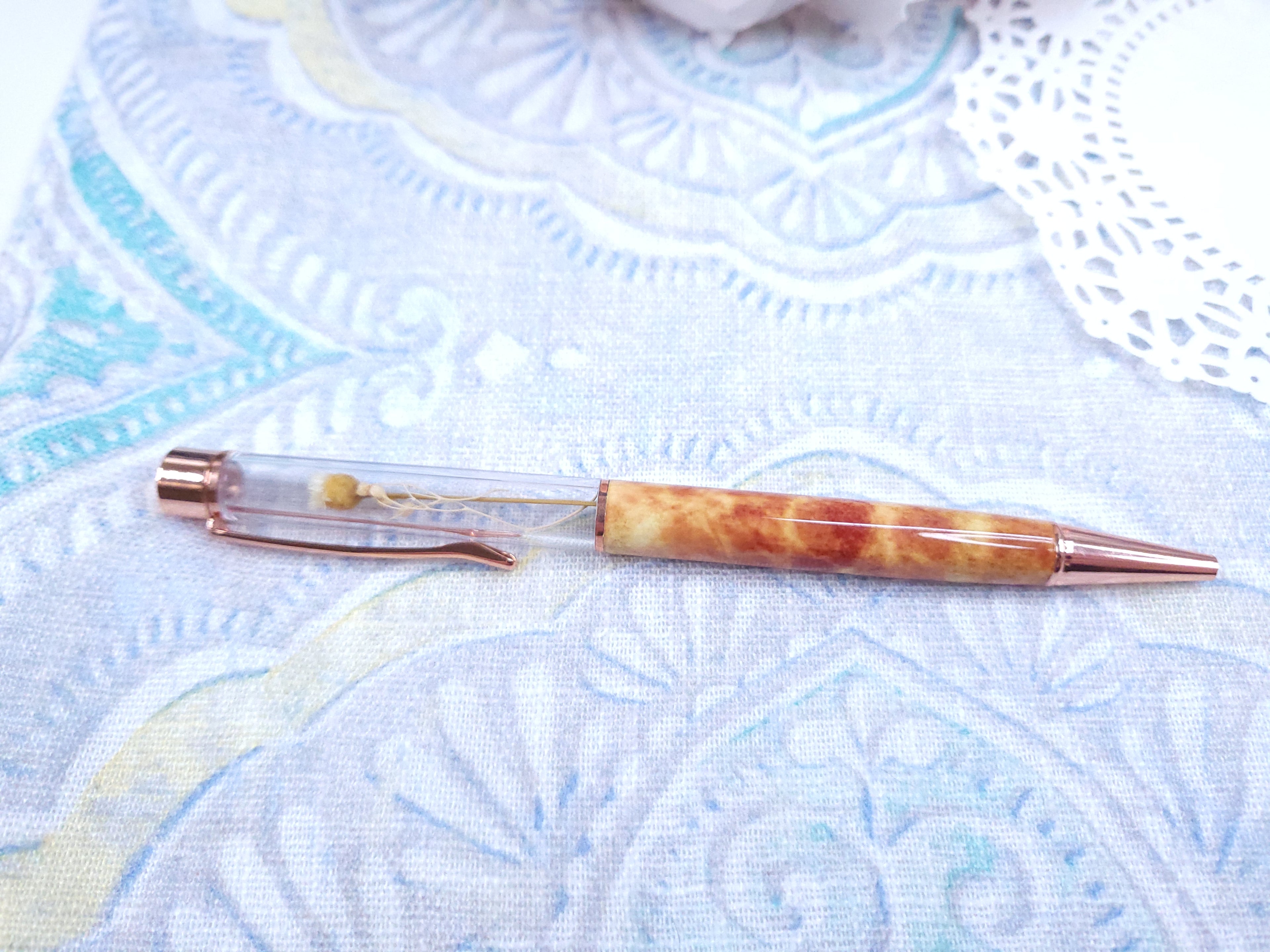 Pen - Gold Floral