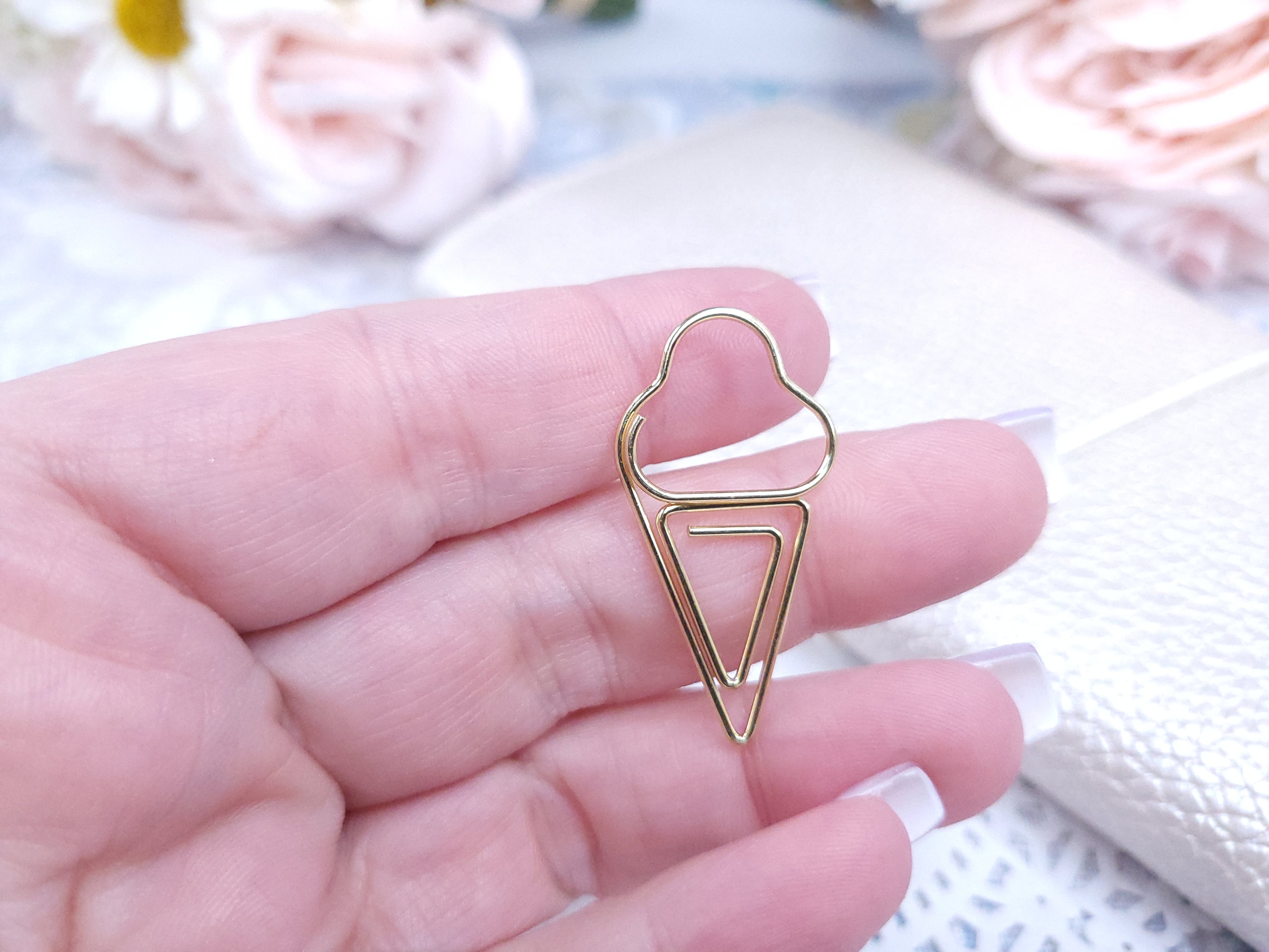 Shaped Paperclips - Ice Cream