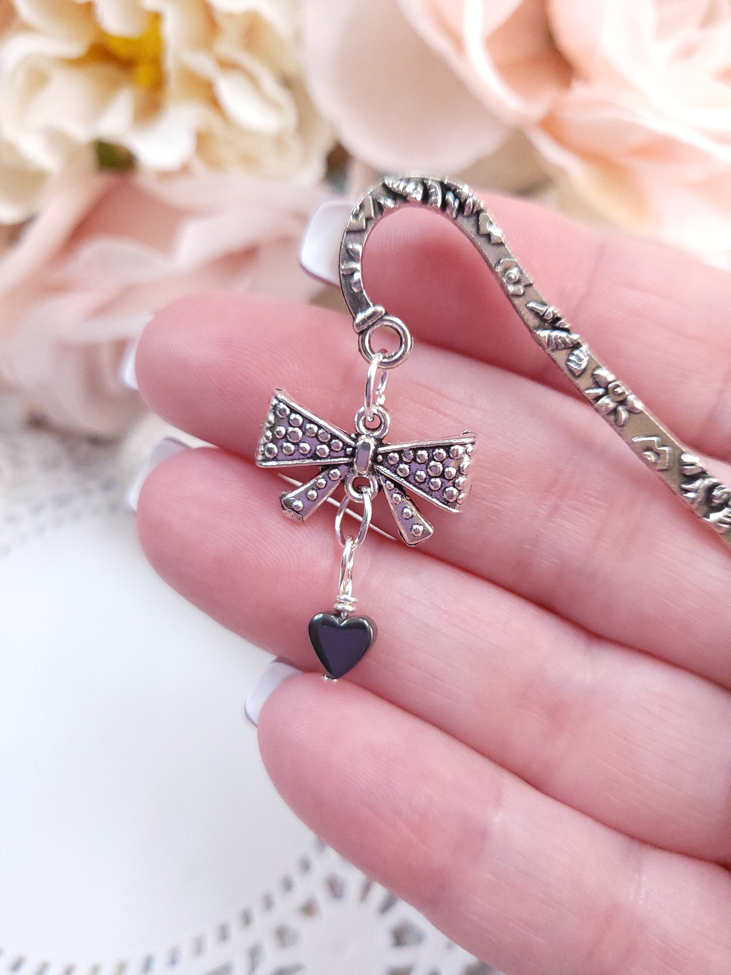 Metal Bookmark - Bow