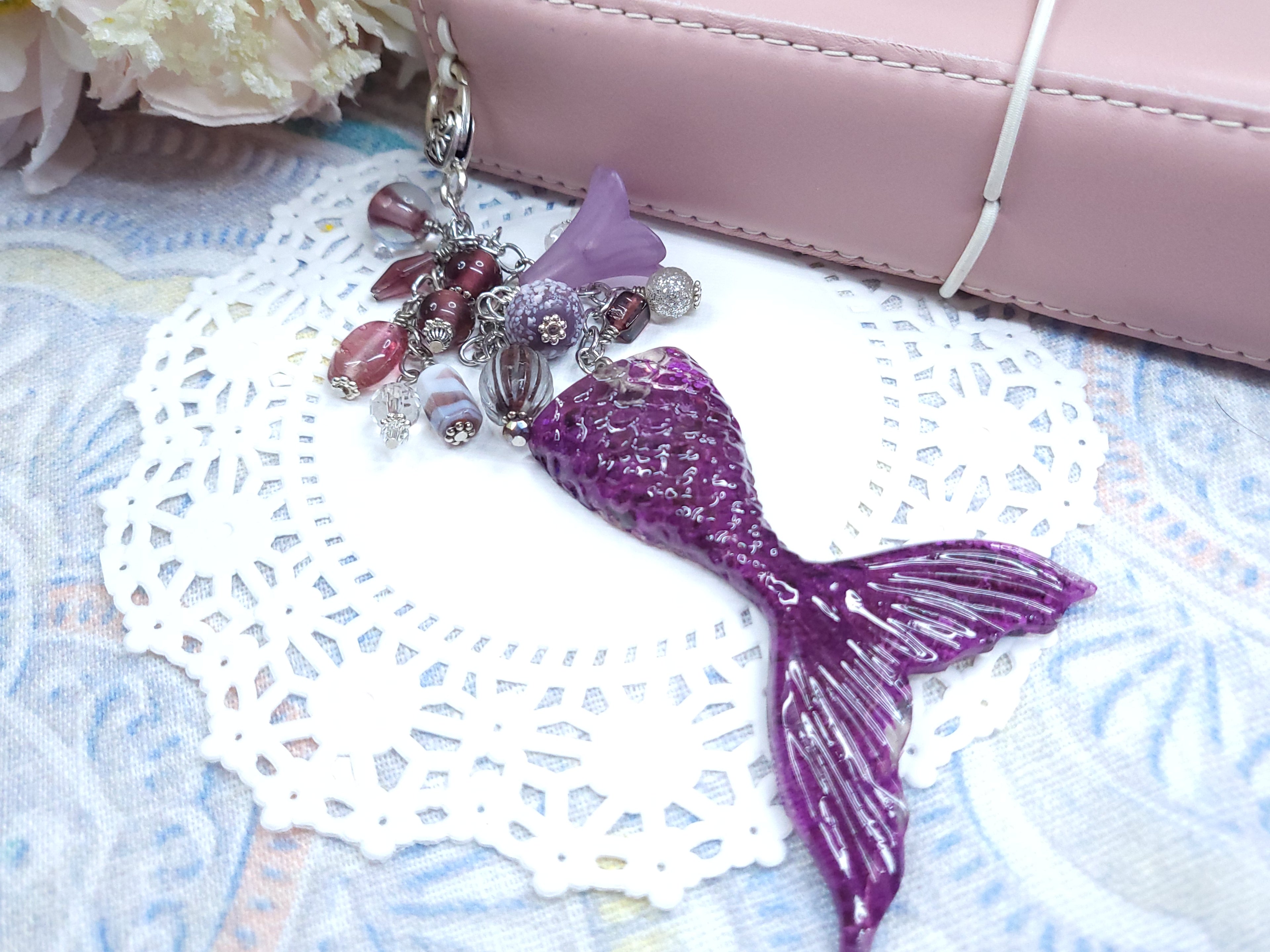 Deluxe Dangle - Mermaid Tail (Grape Crush)