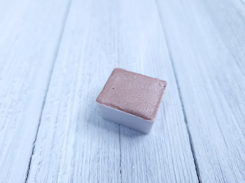 Watercolor Half Pan - Shimmering Taupe