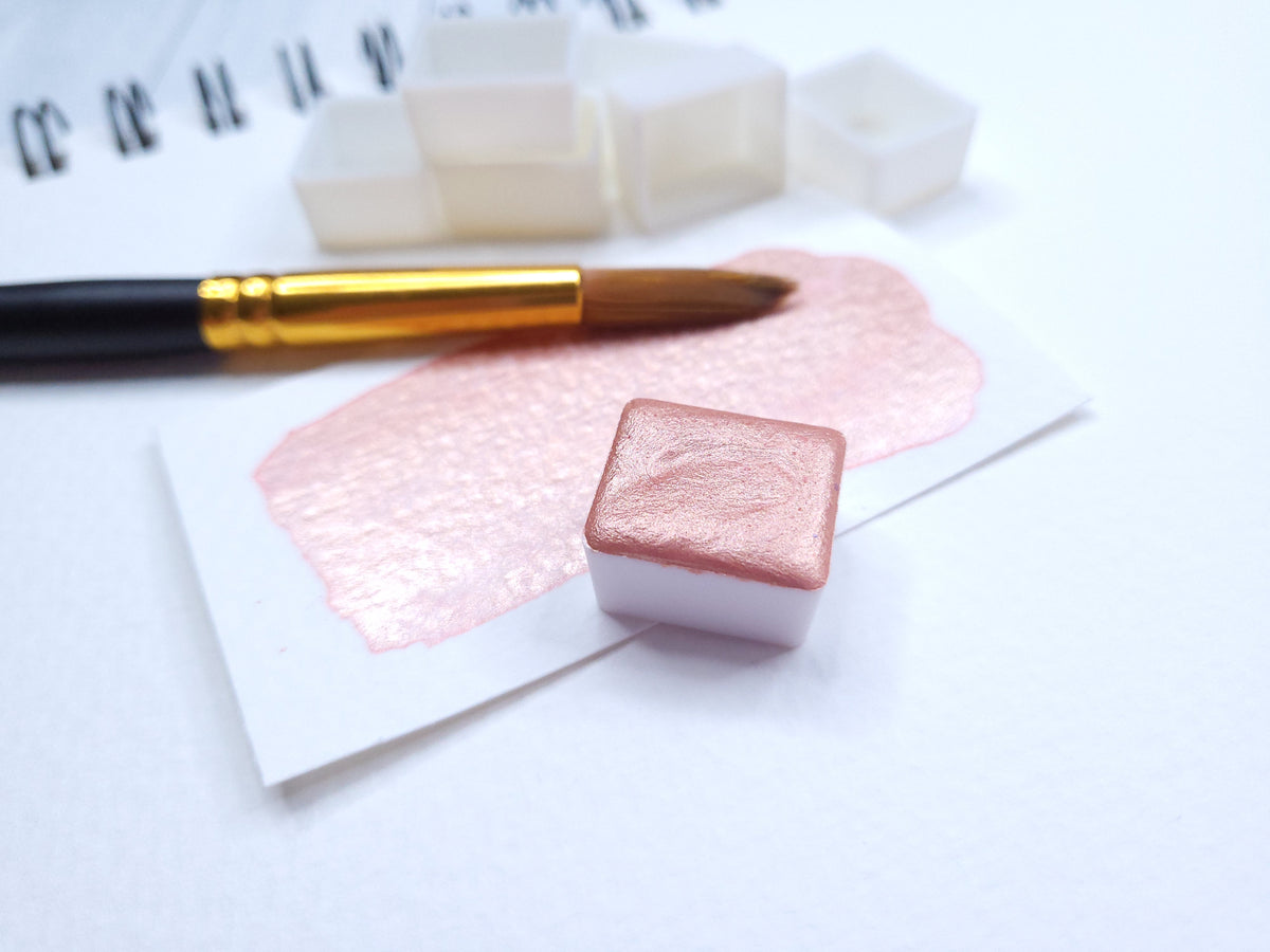 Watercolor Half Pan - Coral Sunset