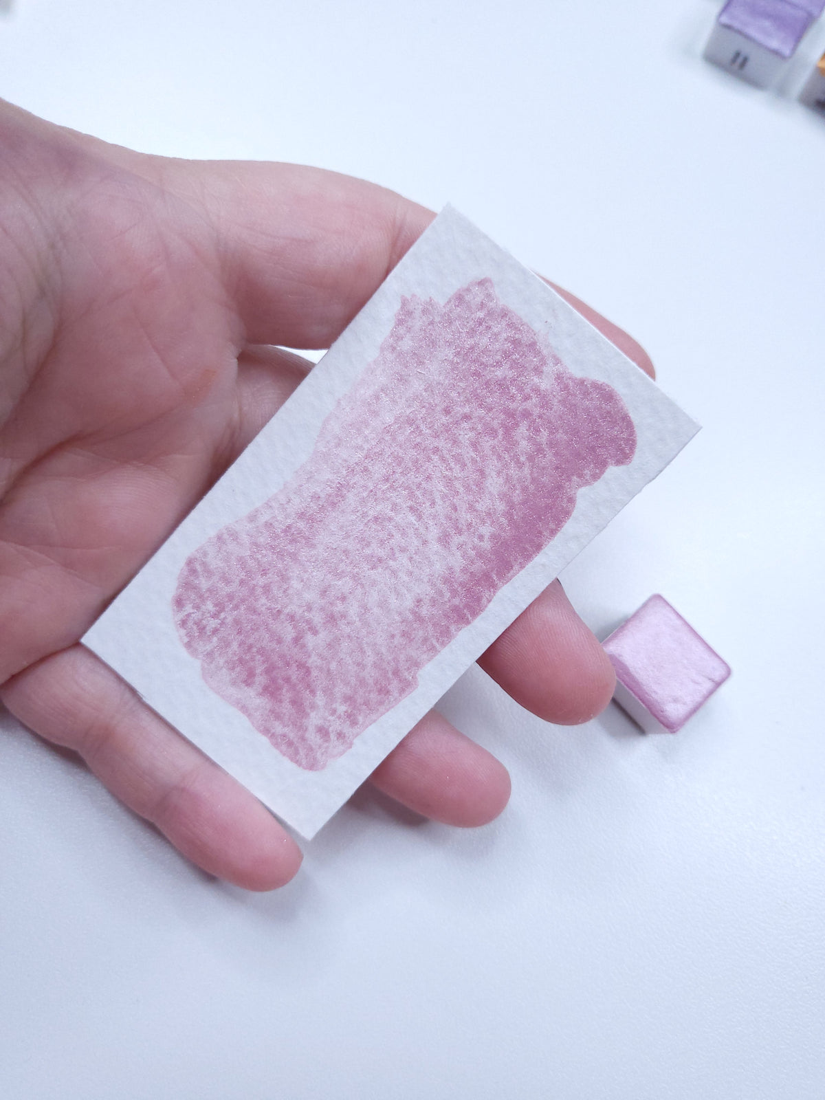 Watercolor Half Pan - Dusty Rose