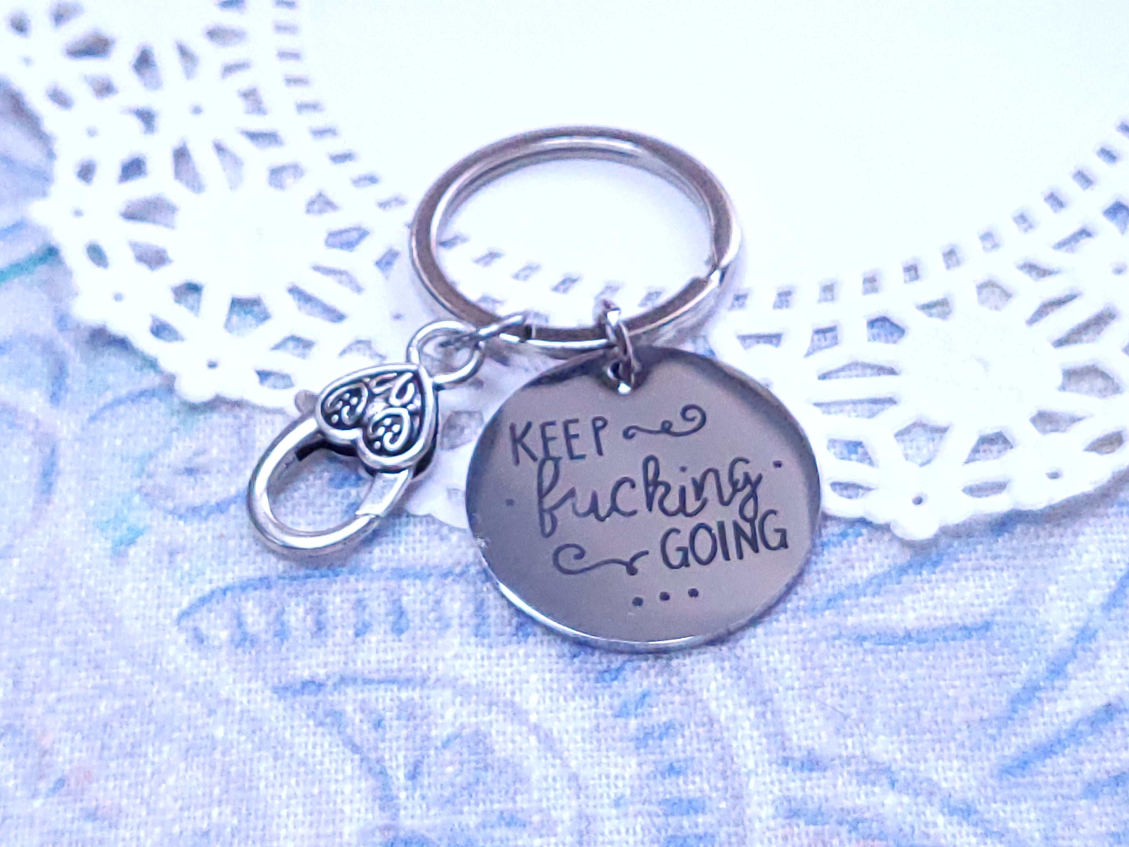 Keychain - Keep F'n Going!