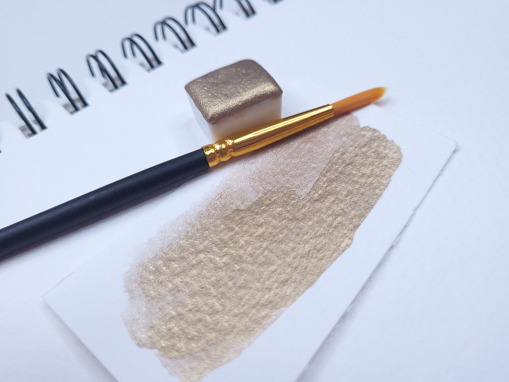 Watercolor Half Pan - Bronze