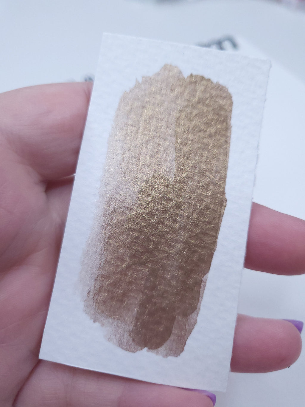 Watercolor Half Pan - Bronze
