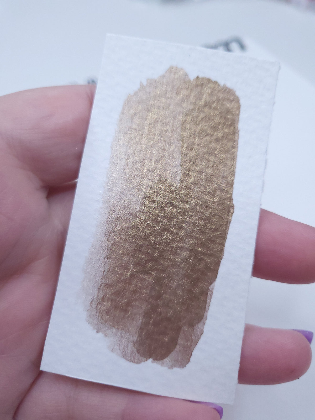 Watercolor Half Pan - Bronze
