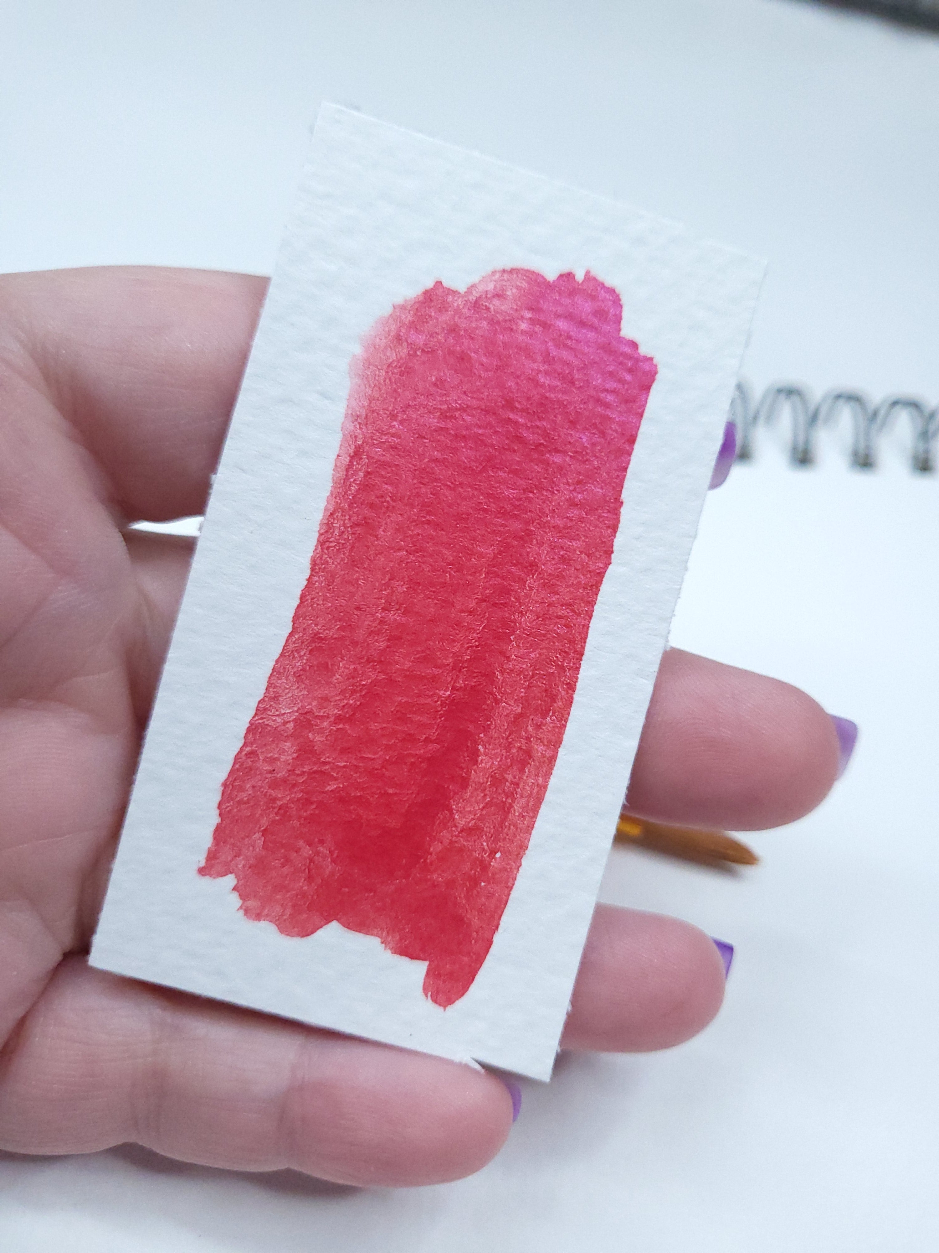 Watercolor Half Pan - Rosepetal