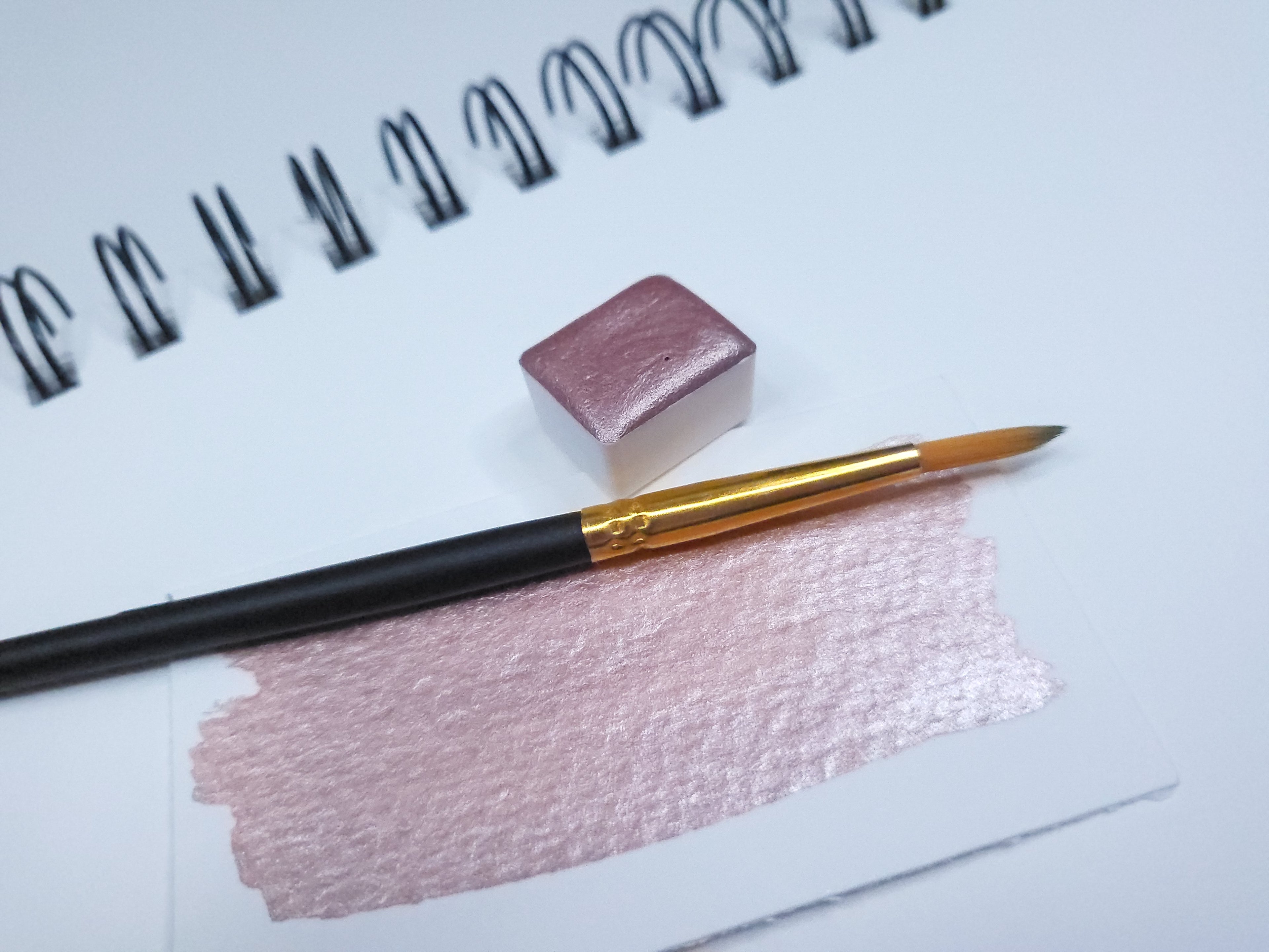 Watercolor Half Pan - Champagne