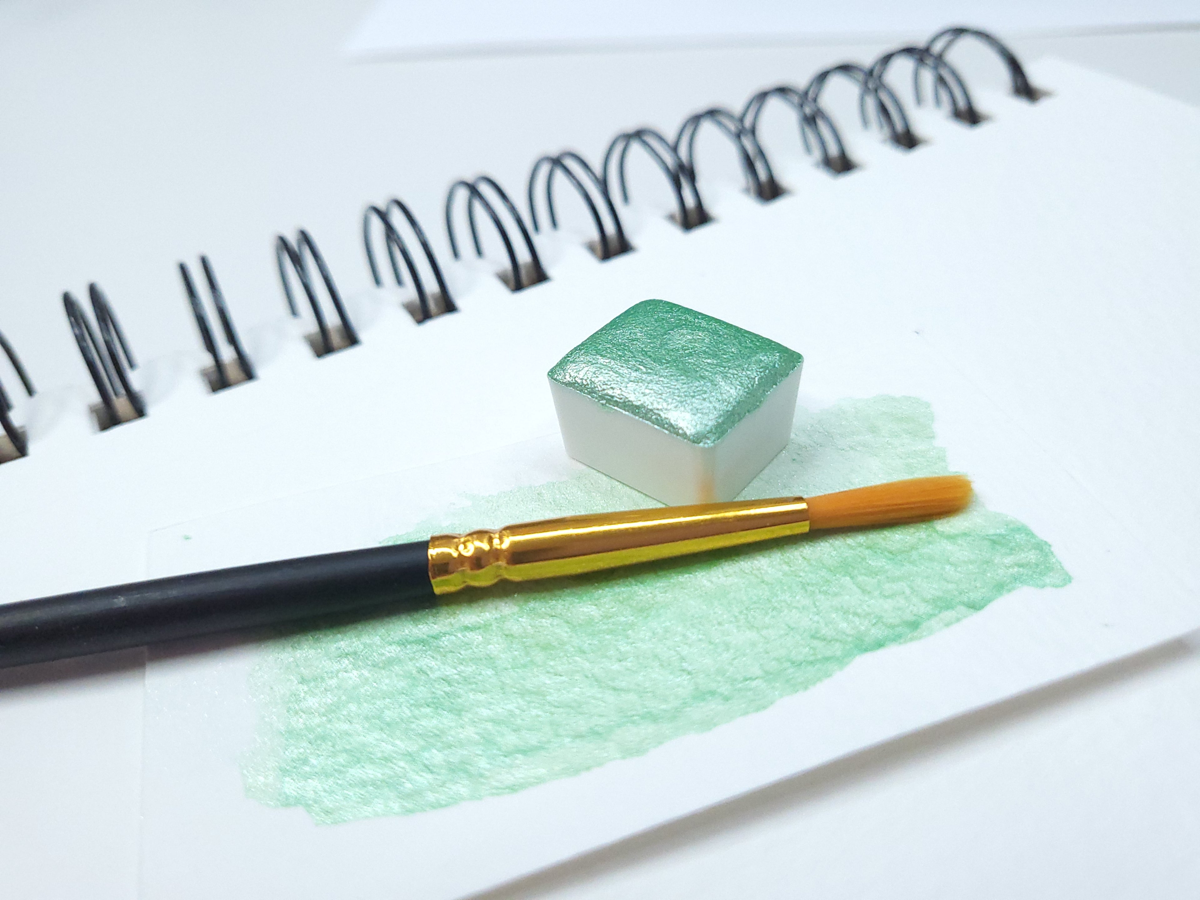 Watercolor Half Pan - Mint Frost