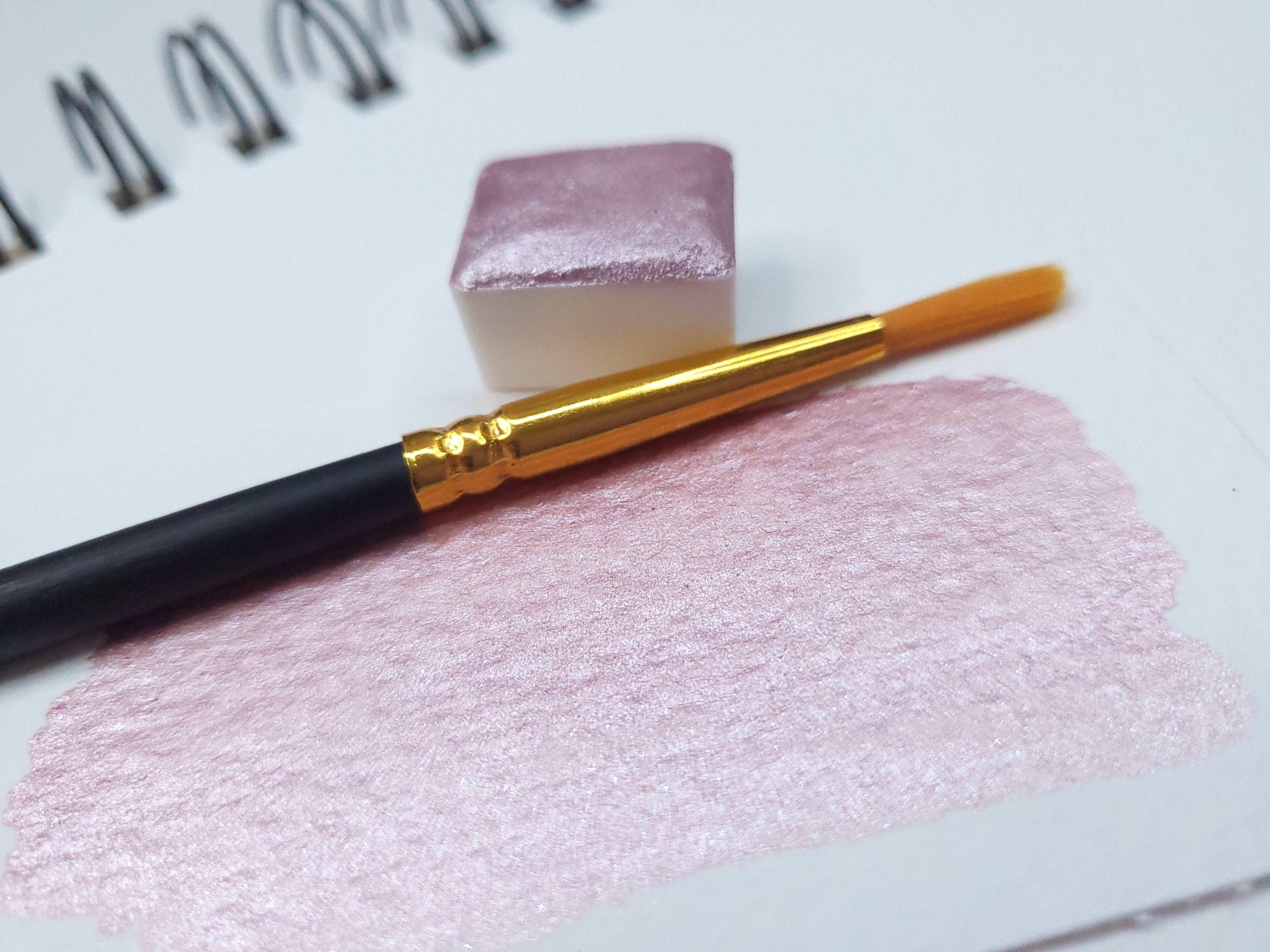 Watercolor Half Pan - Pink Frost