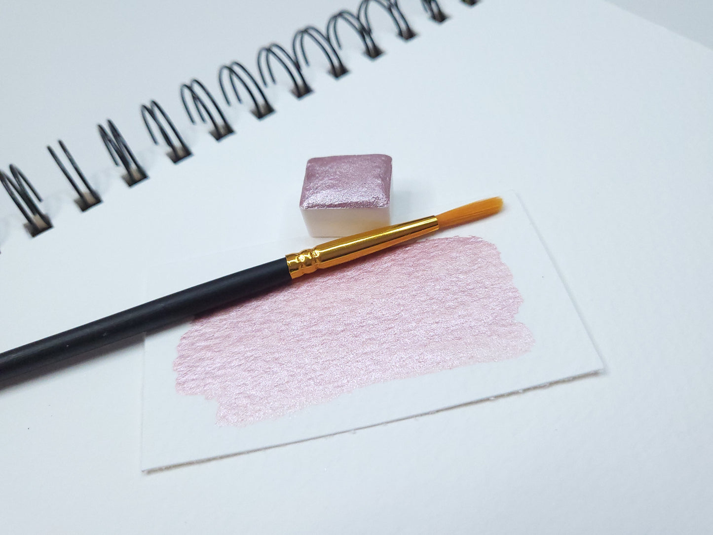 Watercolor Half Pan - Pink Frost