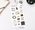 Half Sheet Planner Stickers - Halloween Epherma