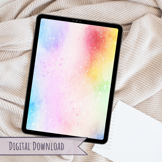 Digital Paper - Rainbow Splash