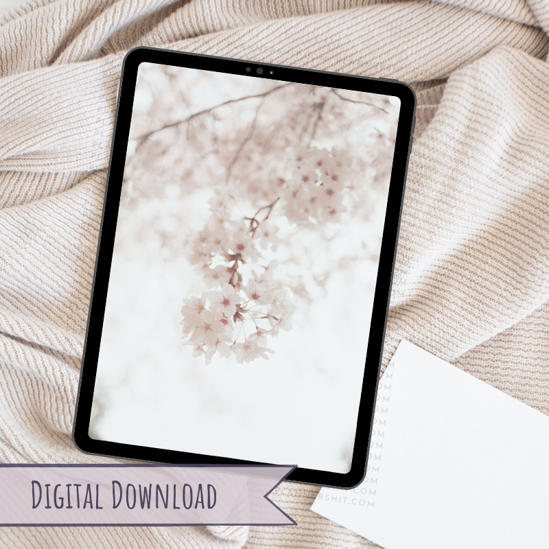 Digital Paper - Pink Floral